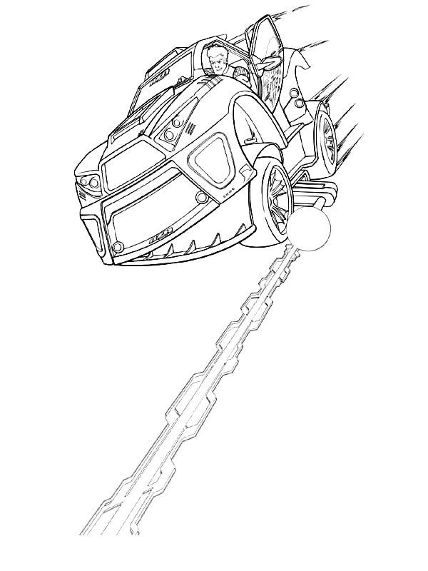 Fisă de colorat cu Action man de colorat p01