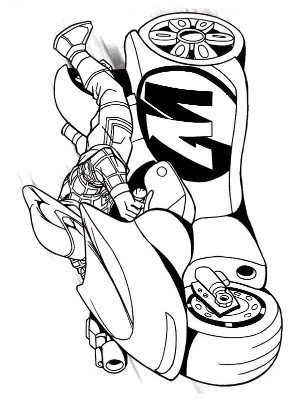 Fisă de colorat cu Action man de colorat p12