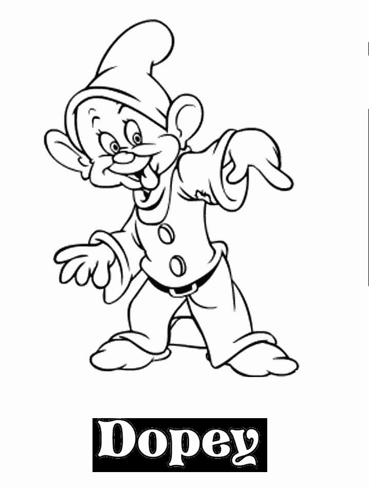 Fisă de colorat cu Alba ca zapada de colorat p11