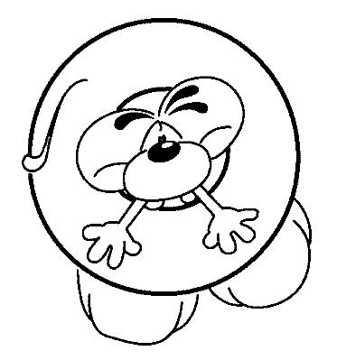 Fisă de colorat cu Alfabetul cu diddle de colorat p15