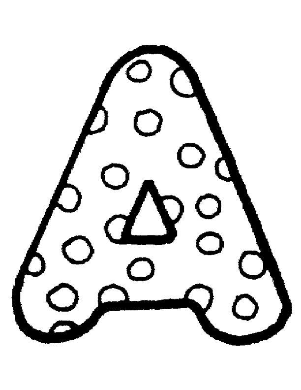 Fisă de colorat cu Alfabetul de colorat p01