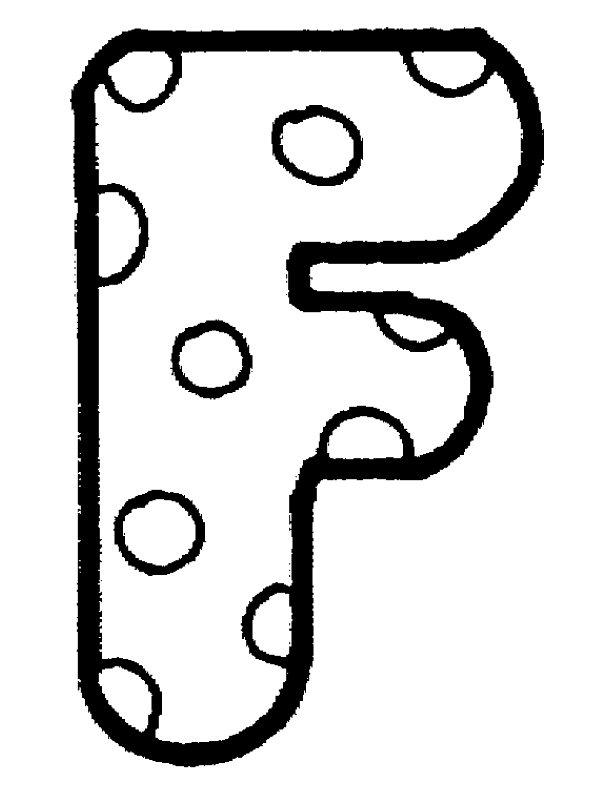 Fisă de colorat cu Alfabetul de colorat p06