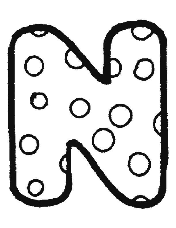 Fisă de colorat cu Alfabetul de colorat p14