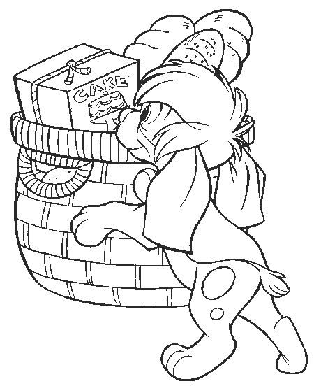 Fisă de colorat cu Anastasia de colorat p08