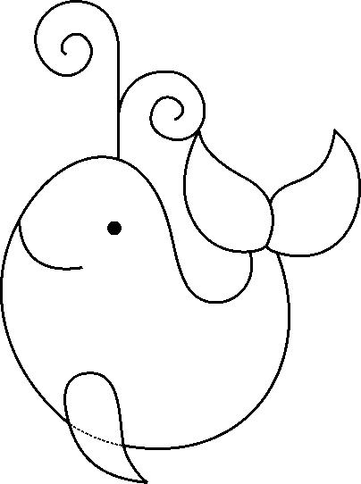 Fisă de colorat cu Animale balene de colorat p02