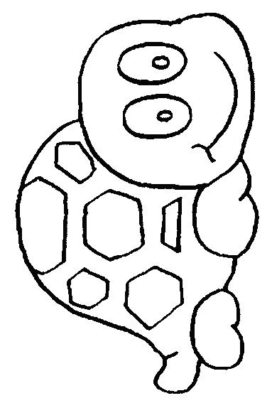 Fisă de colorat cu Animale broaste testoase de colorat p05