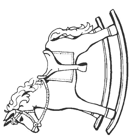 Fisă de colorat cu Animale cai de colorat p76