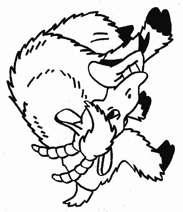 Fisă de colorat cu Animale capre de colorat p03