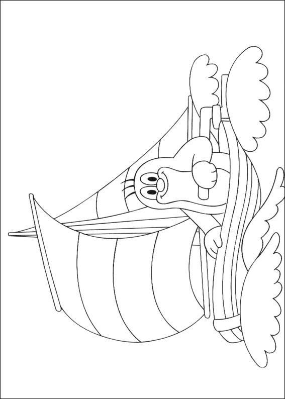Fisă de colorat cu Animale cartite de colorat p04