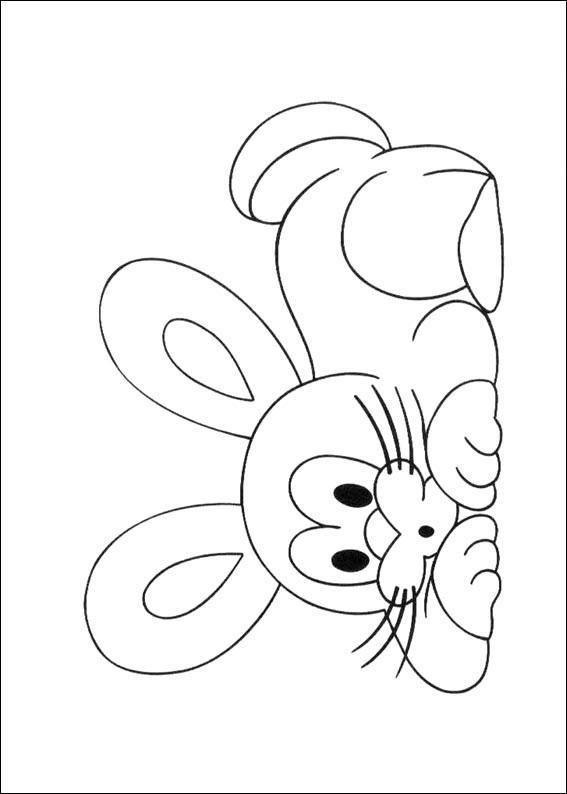 Fisă de colorat cu Animale cartite de colorat p08