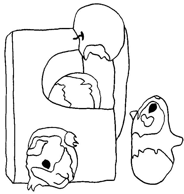 Fisă de colorat cu Animale cobai de colorat p09