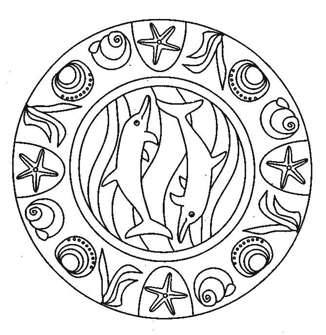 Fisă de colorat cu Animale delfini de colorat p11