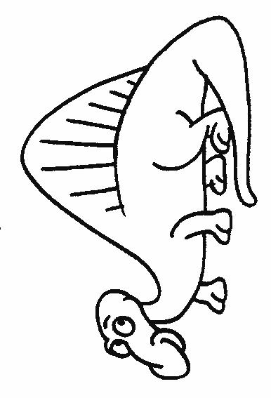 Fisă de colorat cu Animale dinozauri de colorat p26