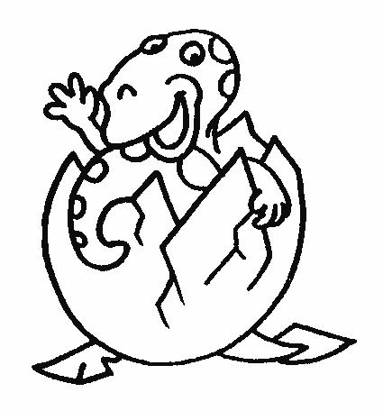 Fisă de colorat cu Animale dinozauri de colorat p34