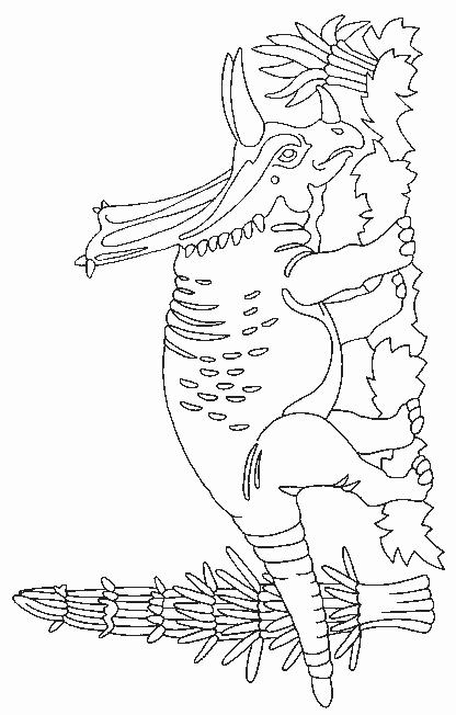 Fisă de colorat cu Animale dinozauri de colorat p44