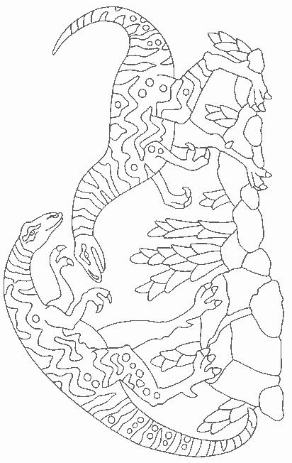 Fisă de colorat cu Animale dinozauri de colorat p45