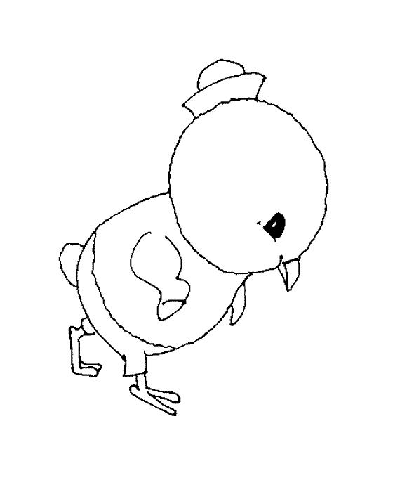 Fisă de colorat cu Animale haioase de colorat p04