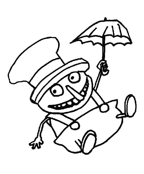 Fisă de colorat cu Animale haioase de colorat p17