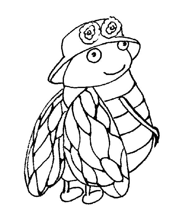 Fisă de colorat cu Animale haioase de colorat p25