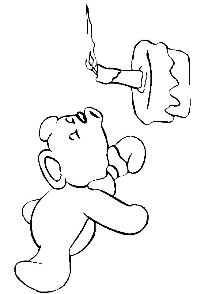 Fisă de colorat cu Aniversari de colorat p19