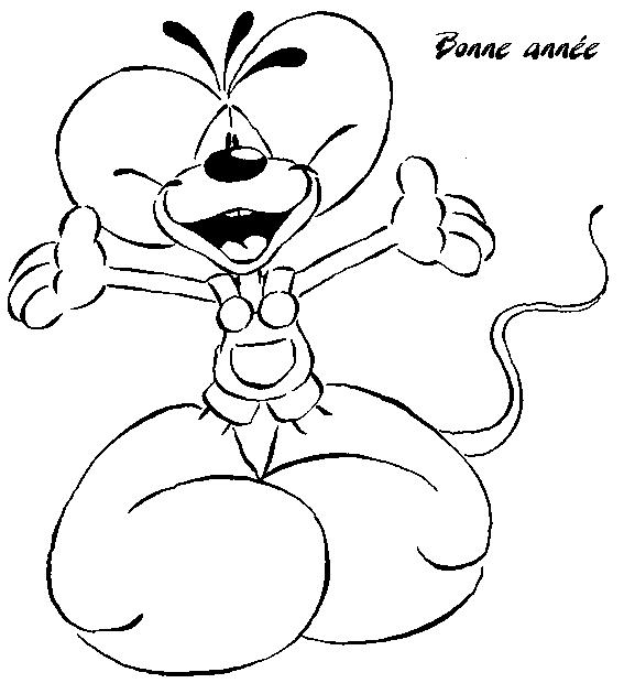 Fisă de colorat cu Anul nou de colorat p03