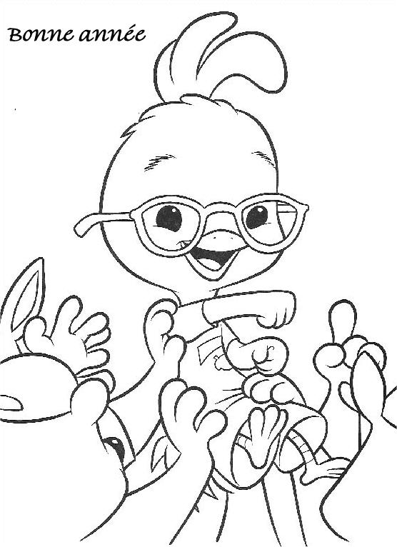 Fisă de colorat cu Anul nou de colorat p24