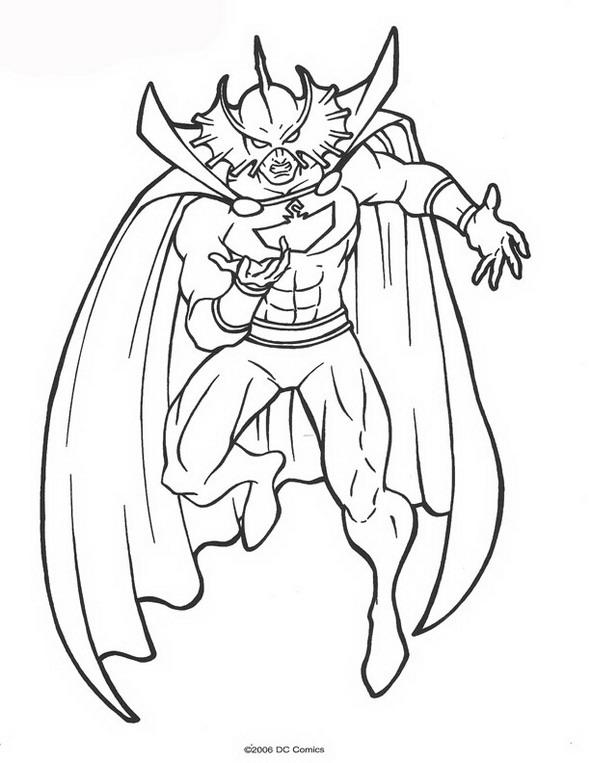 Fisă de colorat cu Aquaman de colorat p45