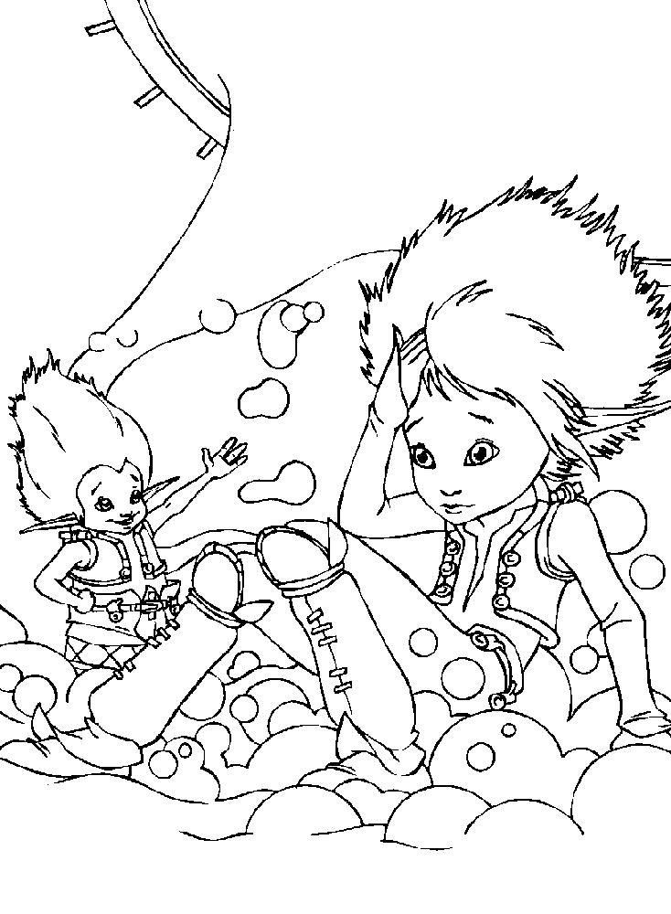 Fisă de colorat cu Arthur and the minimoys de colorat p07