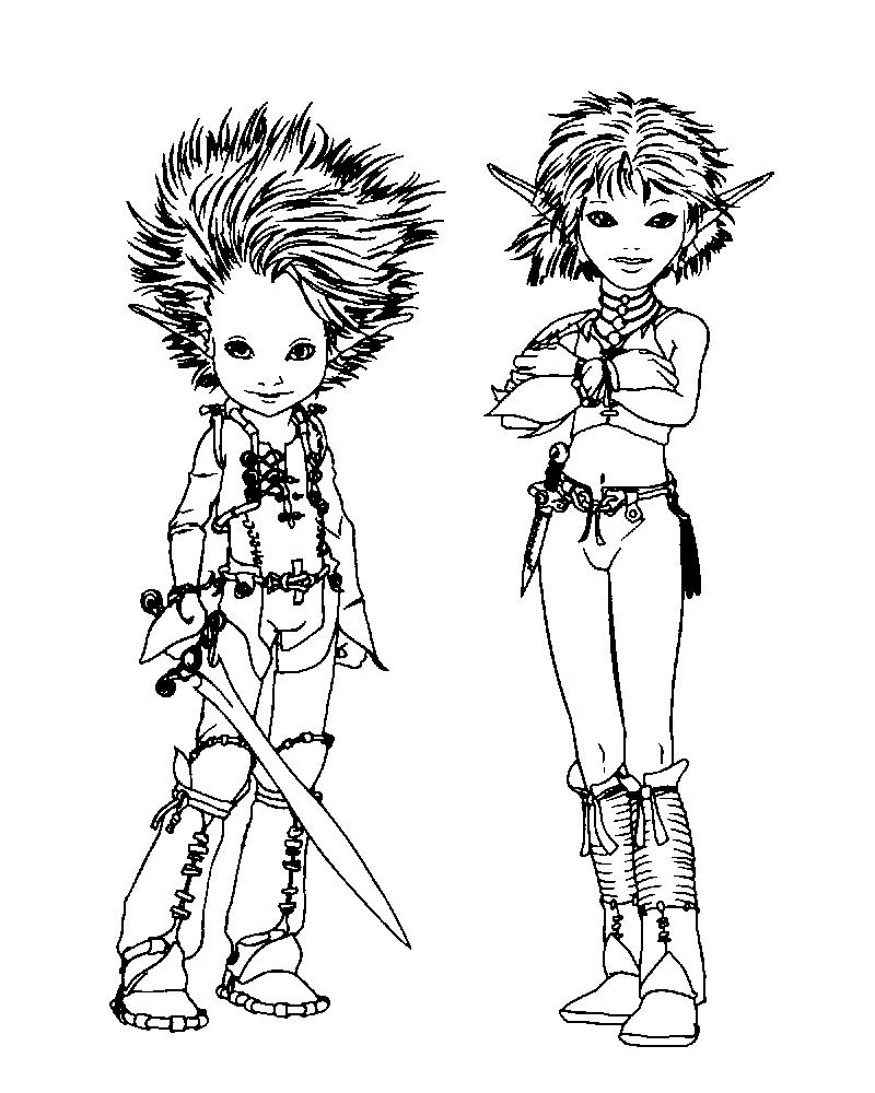 Fisă de colorat cu Arthur and the minimoys de colorat p12