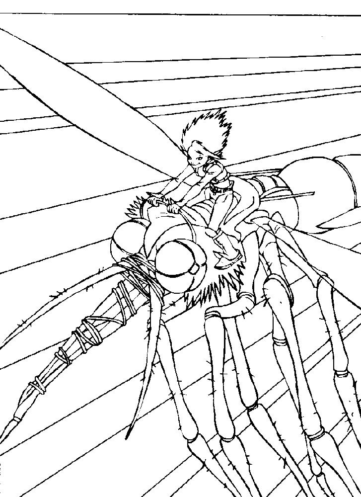 Fisă de colorat cu Arthur and the minimoys de colorat p19