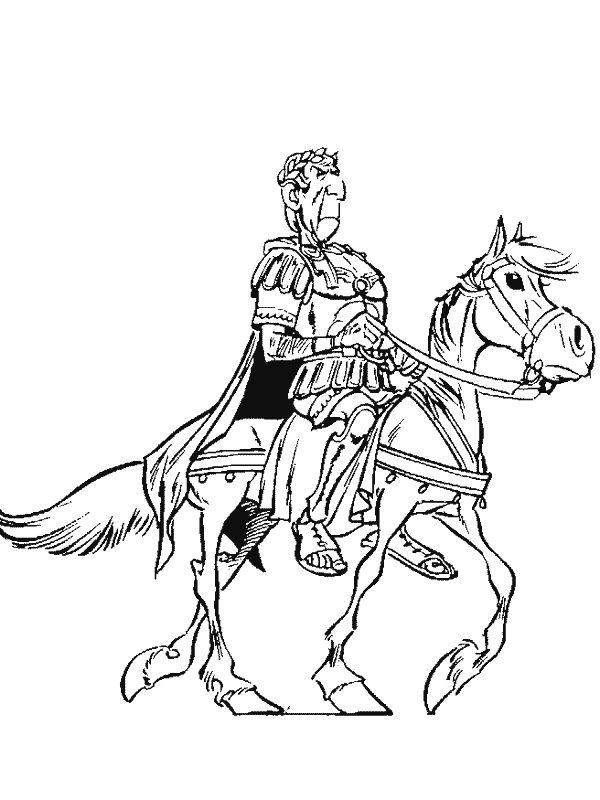 Fisă de colorat cu Asterix si obelix de colorat p31