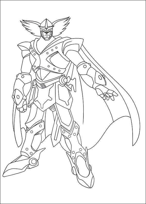 Fisă de colorat cu Astro boy de colorat p09