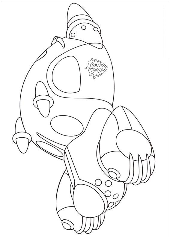 Fisă de colorat cu Astro boy de colorat p16