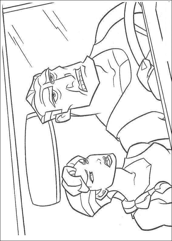 Fisă de colorat cu Atlantis de colorat p05