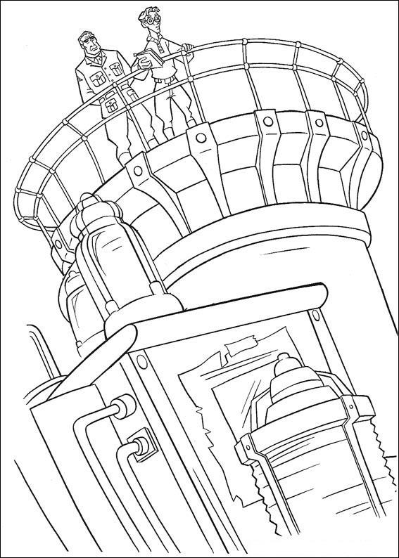 Fisă de colorat cu Atlantis de colorat p38