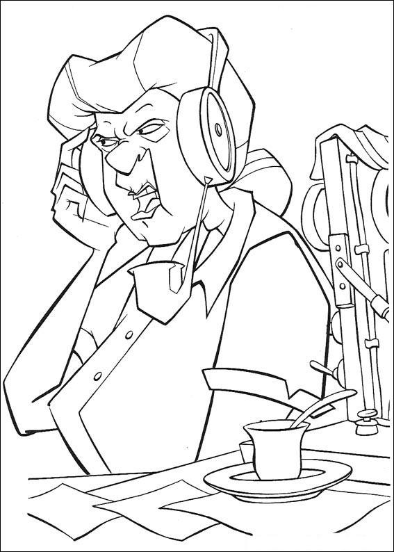 Fisă de colorat cu Atlantis de colorat p39