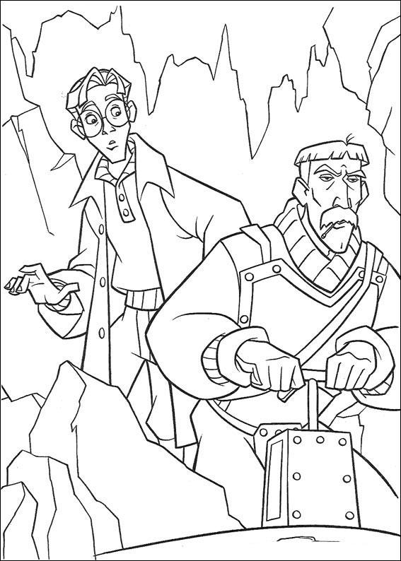 Fisă de colorat cu Atlantis de colorat p47