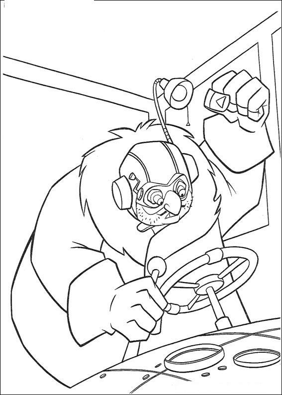 Fisă de colorat cu Atlantis de colorat p48