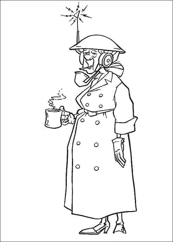 Fisă de colorat cu Atlantis de colorat p64