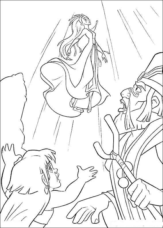 Fisă de colorat cu Atlantis de colorat p69