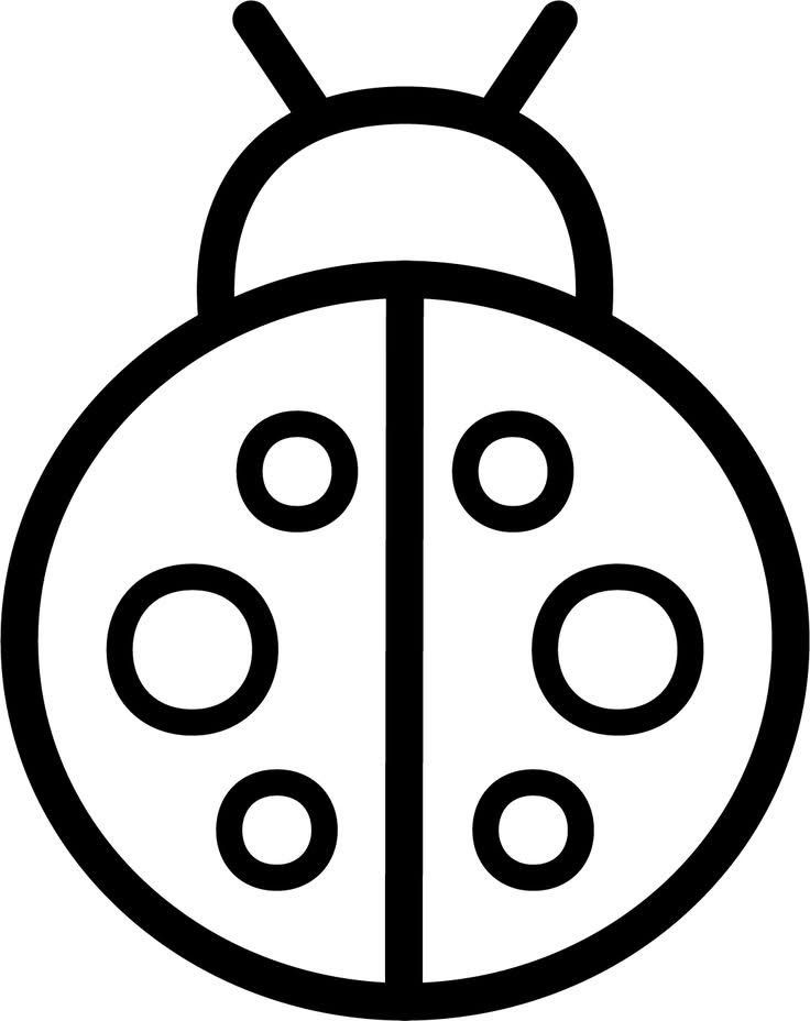 Fișă cu buburuza de colorat p10