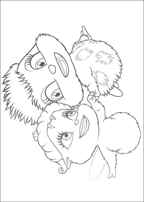 Fisă de colorat cu Barbie mariposa de colorat p03