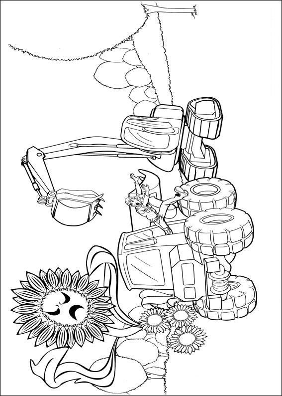 Fisă de colorat cu Barbie thumbelina de colorat p11