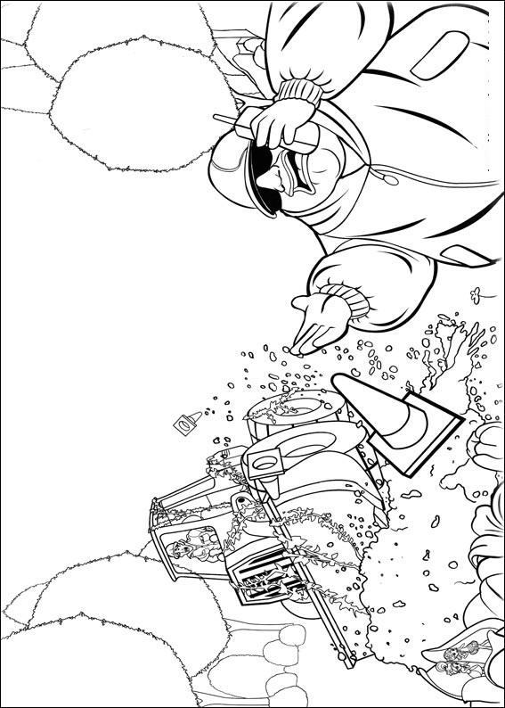 Fisă de colorat cu Barbie thumbelina de colorat p16