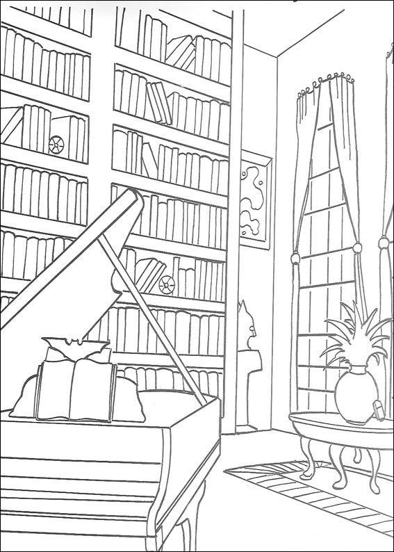 Fisă de colorat cu Batman de colorat p46