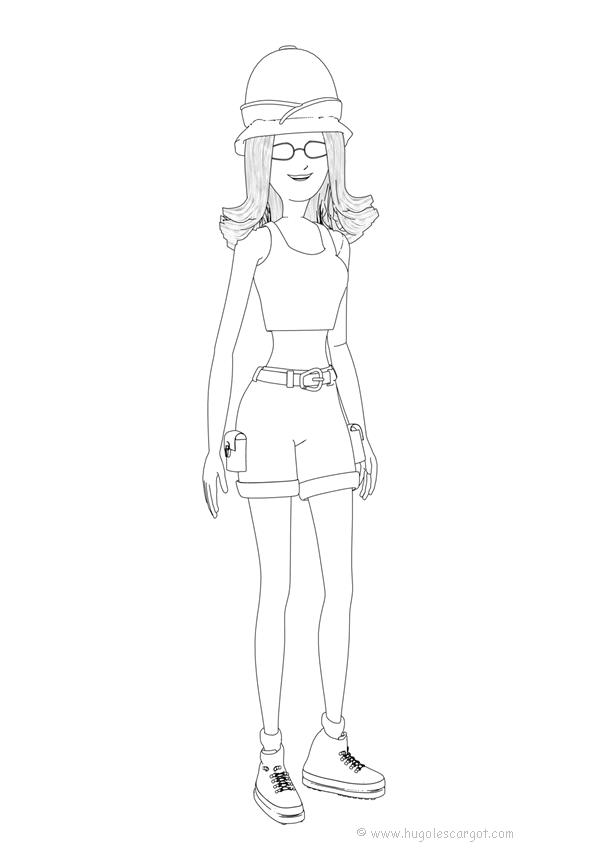 Fisă de colorat cu Bebelusi de colorat p06