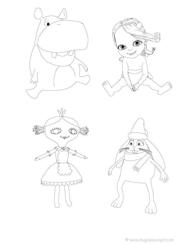 Fisă de colorat cu Bebelusi de colorat p10