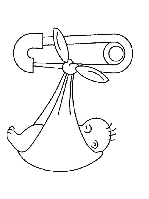 Fisă de colorat cu Bebelusi de colorat p20