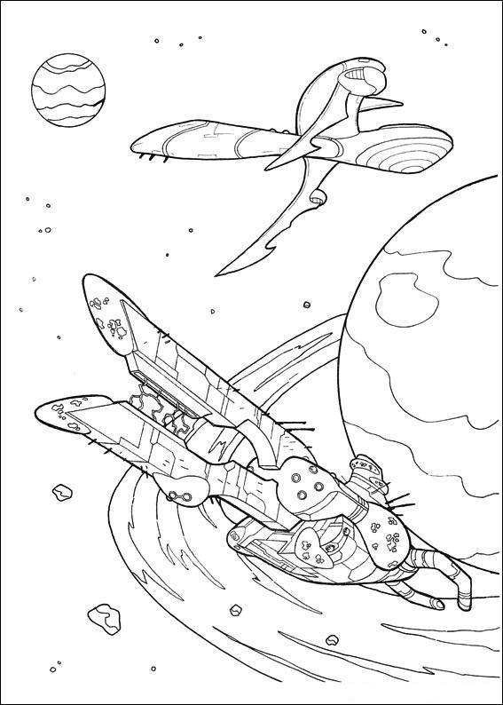 Fisă de colorat cu Ben 10 de colorat p21