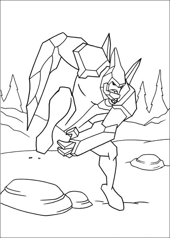 Fisă de colorat cu Ben 10 de colorat p26